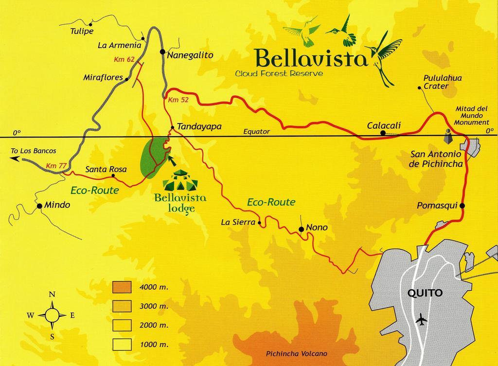 Bellavista Cloud Forest Lodge & Private Protected Area Tandayapa Buitenkant foto